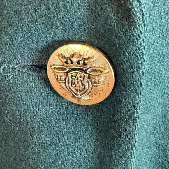 Sag Harbor Emerald Green 100% Wool Blazer Size 8 Workwear Office Casual Academia - Picture 4 of 12